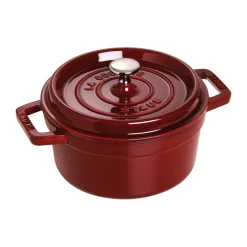 Cacerola de hierro fundido Staub La Cocotte redonda 2,6 L, Rojo granadina