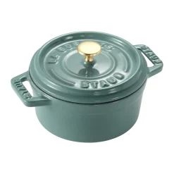 Cacerola de hierro fundido Staub La Cocotte redonda 0,25 L, Madera de eucalipto