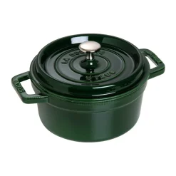 Cacerola de hierro fundido Staub La Cocotte redonda 2,6 L, Verde albahaca