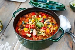 Cacerola de hierro fundido Staub La Cocotte redonda 5,2 L, Verde albahaca