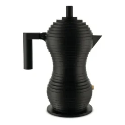Cafetera de espresso Pulcina negro, 30 cl, 6 tazas