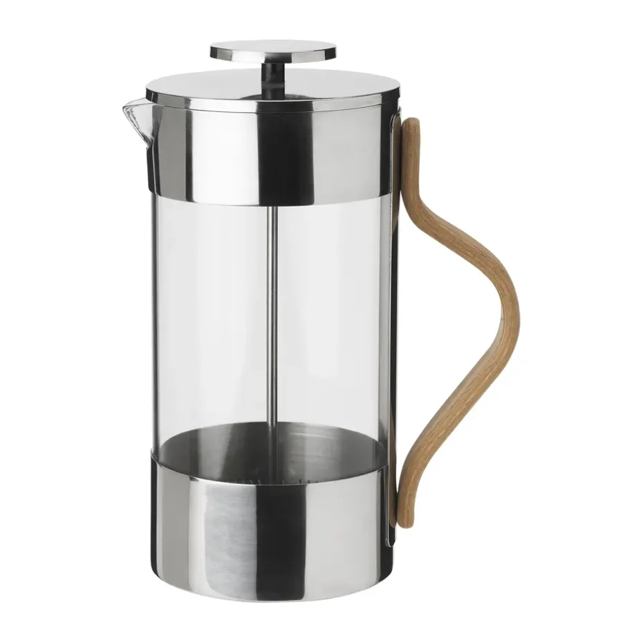 Cafetera de émbolo Emma 1 L, Acero