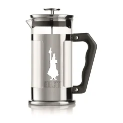 Cafetera de émbolo Preziosa 8 tazas, Plateado-negro