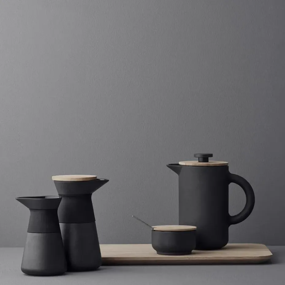 Cafetera de émbolo Theo, negro