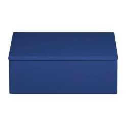 Caja de almacenamiento lacada Lux 19x19x7 cm, Ultramarin