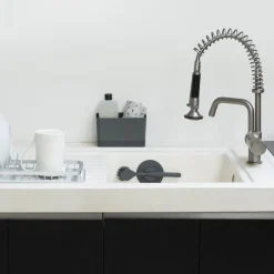 Caja organizadora fregadero Brabantia, gris oscuro