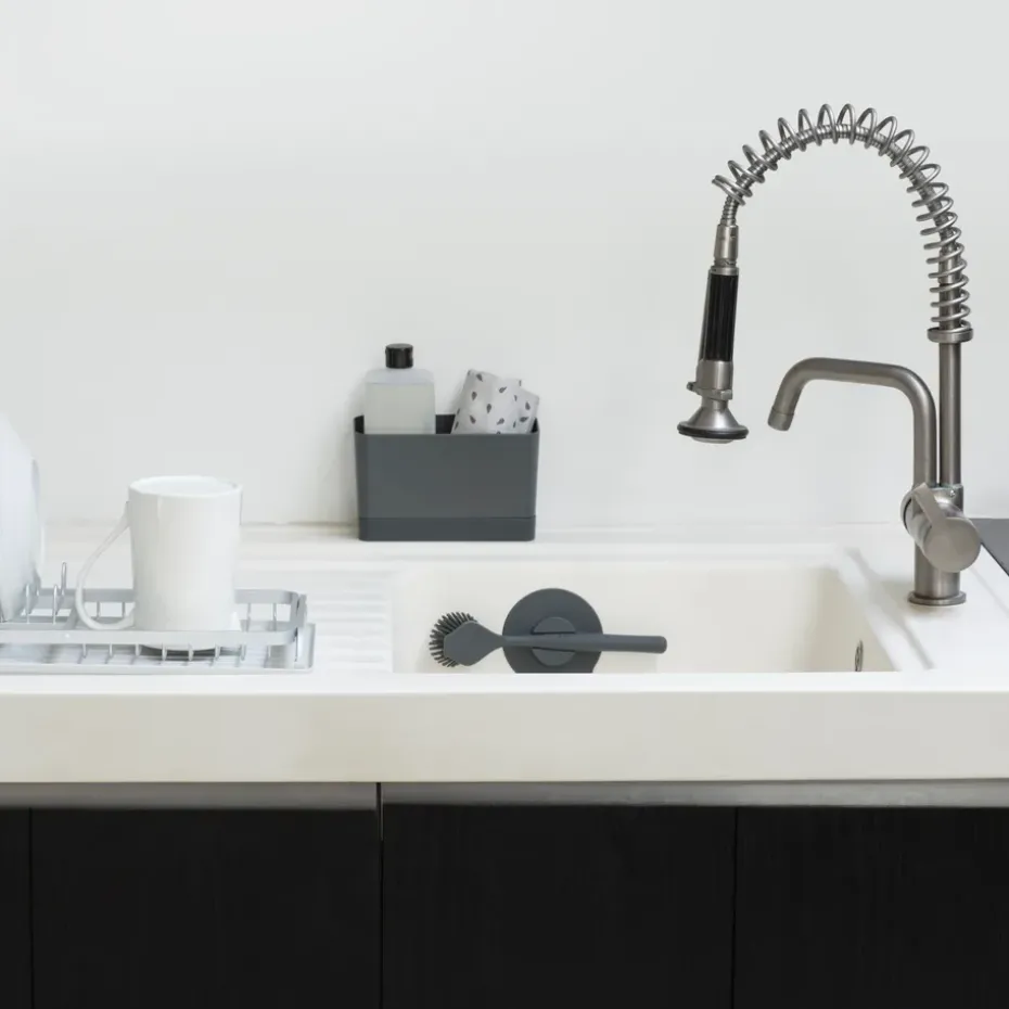 Caja organizadora fregadero Brabantia, gris oscuro
