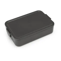 Caja para almuerzo Make & Take grande 2 L, gris oscuro