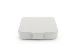Caja para almuerzo Make & Take plana, 1,1 L, gris claro