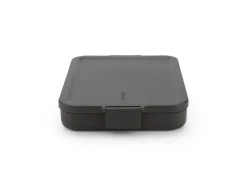 Caja para almuerzo Make & Take plana, 1,1 L, gris oscuro