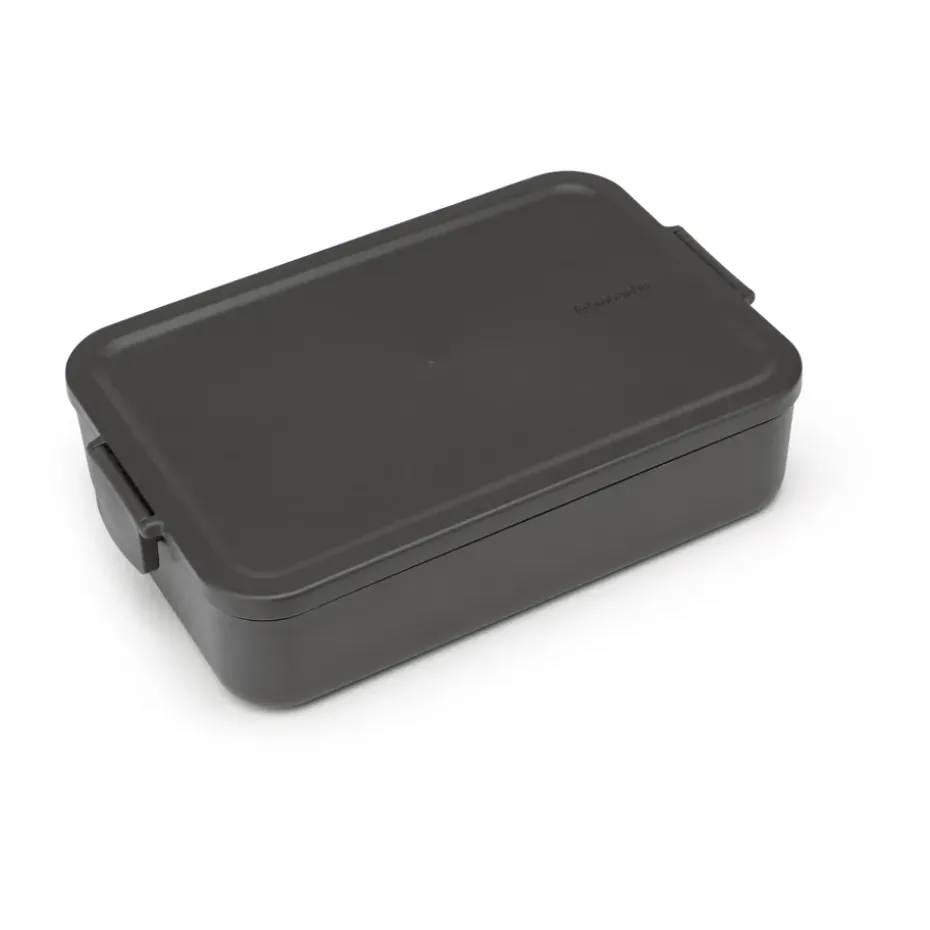 Caja para almuerzo Make & Take Bento grande 2 L, gris oscuro