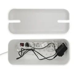 Caja para cables Cable Organiser XL, tapa impresión madera