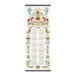 Calendario Dalahäst 2026, 35 x 90 cm