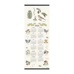 Calendario Skogsvandring 2026, 35x90 cm