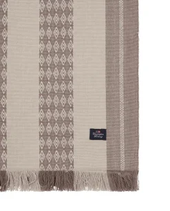 Camino de mesa Jacquard Striped 50x350 cm, Beige