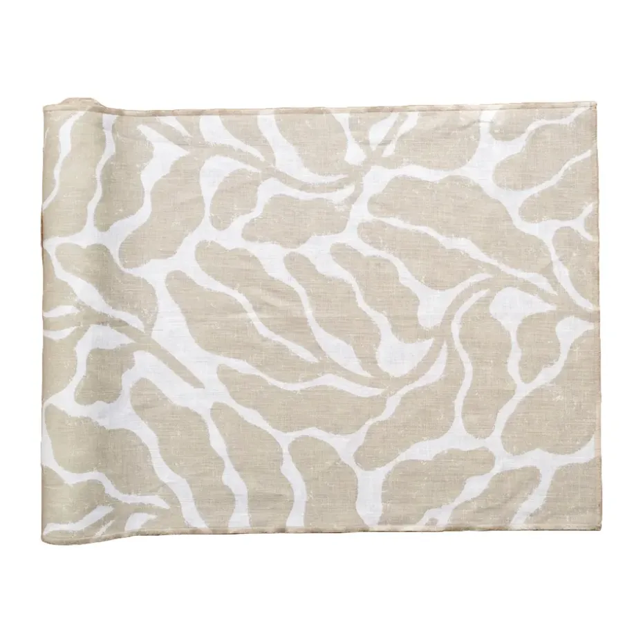 Camino de mesa Leaves 45x180 cm, Oat