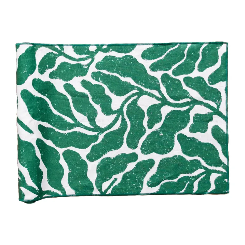Camino de mesa Leaves 45x180 cm, Green