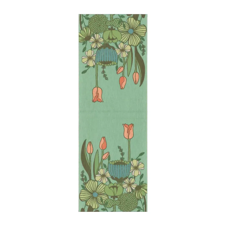 Camino de mesa Soft Green 35x100 cm, Verde