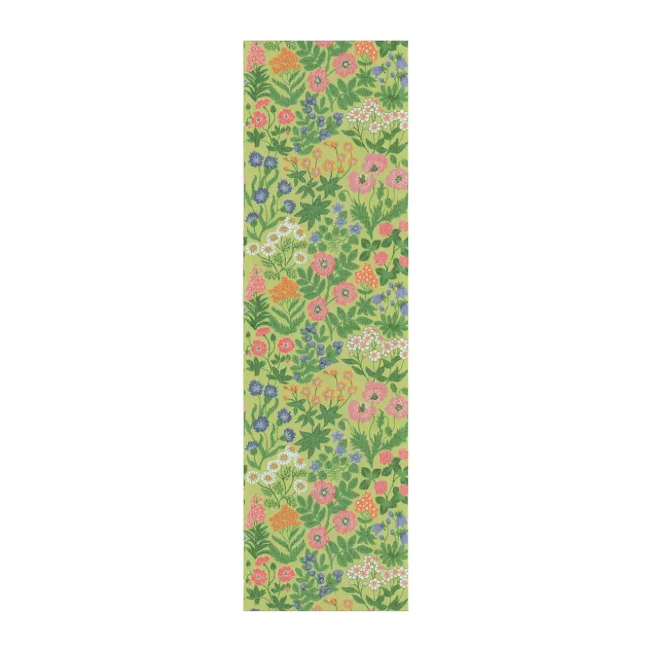 Camino de mesa Vildblommor 35x120 cm, Verde