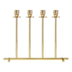 Candelabro Alto, latón macizo