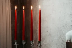 Candelabro Alto, latón niquelado
