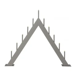 Candelabro Buzz 59 cm, Gris