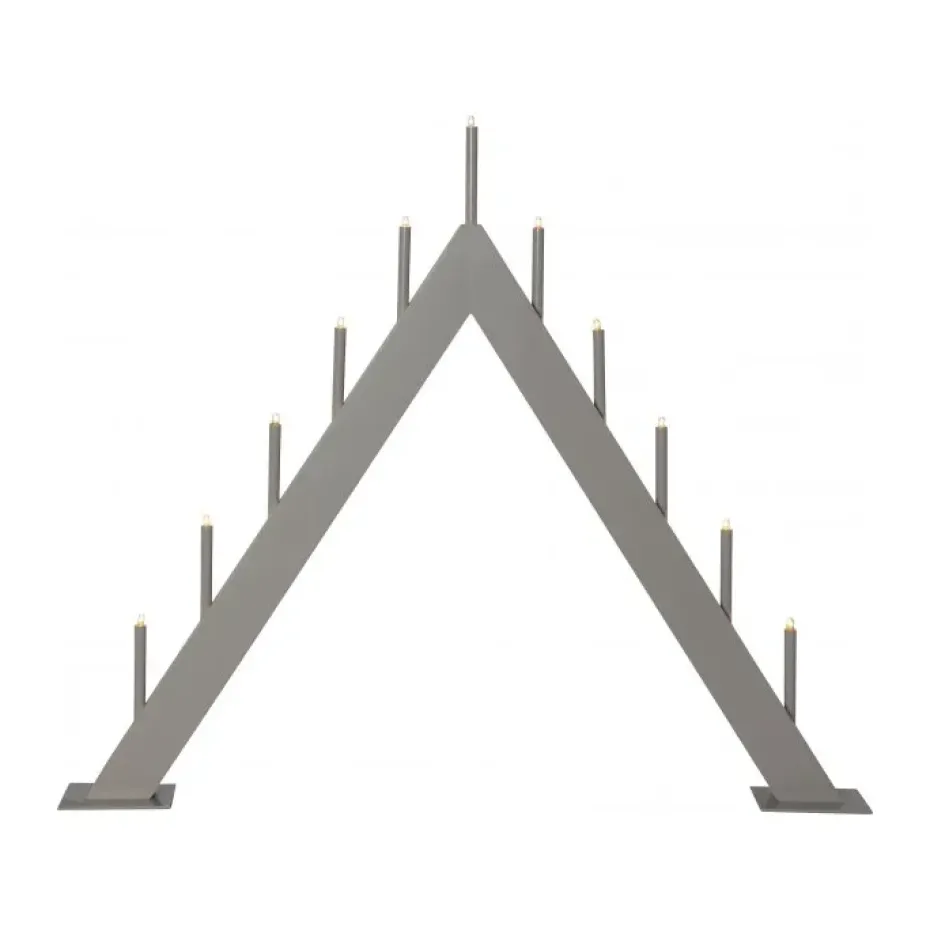 Candelabro Buzz 59 cm, Gris
