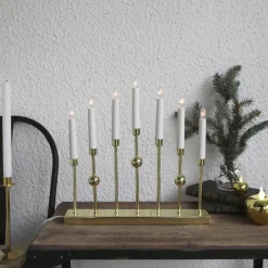 Candelabro de Adviento Gustavo, Latón