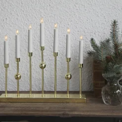 Candelabro de Adviento Gustavo, Latón