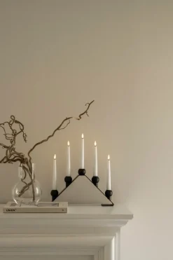 Candelabro de Adviento Luna, Black