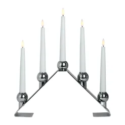 Candelabro de Adviento Luna, Chrome