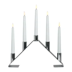Candelabro de Adviento Luna, Chrome