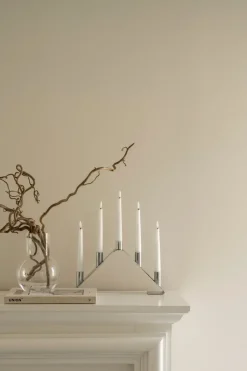 Candelabro de Adviento Luna, Chrome