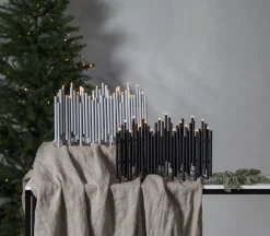Candelabro de Adviento Note 25x35 cm, gris
