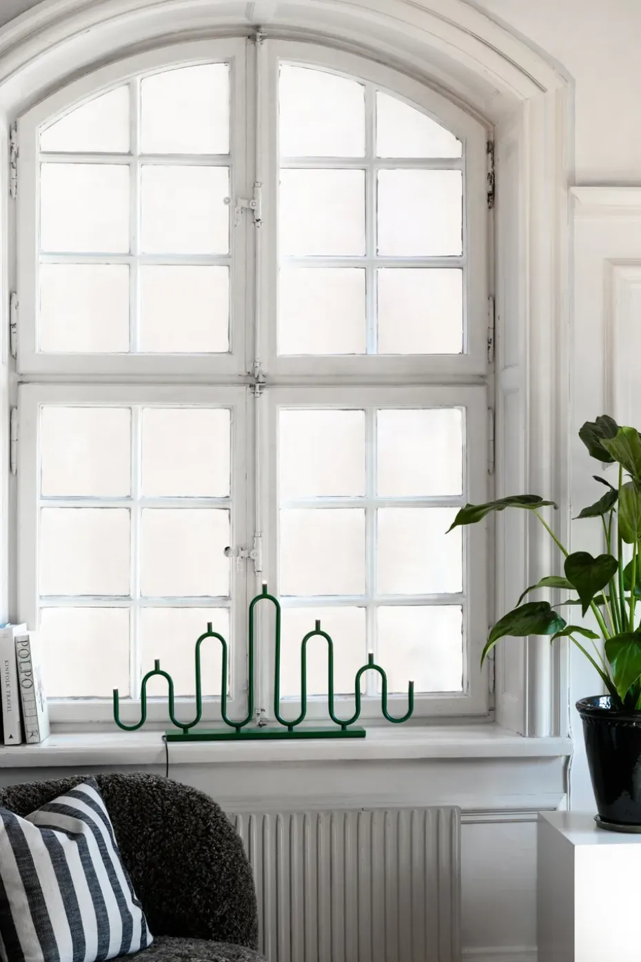 Candelabro de Adviento Noel 7, Verde
