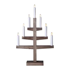 Candelabro de adviento Trapp 54 cm, Marrón