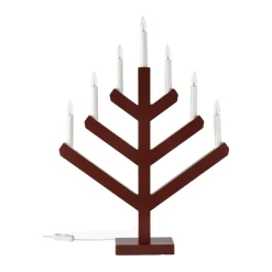 Candelabro de AdvientoPine 62 cm, Rojo
