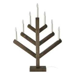 Candelabro de AdvientoPine 62 cm, teñido oscuro