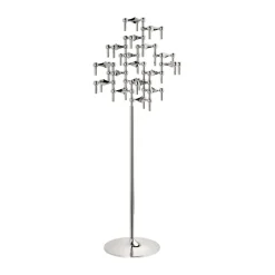 Candelabro de pie STOFF Nagel 70 cm, Chrome