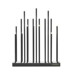 Candelabro eléctrico Elflugan, Gris antracita