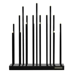 Candelabro eléctrico Elflugan Grande, Negro carbón
