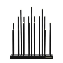 Candelabro eléctrico Elflugan, Negro carbón