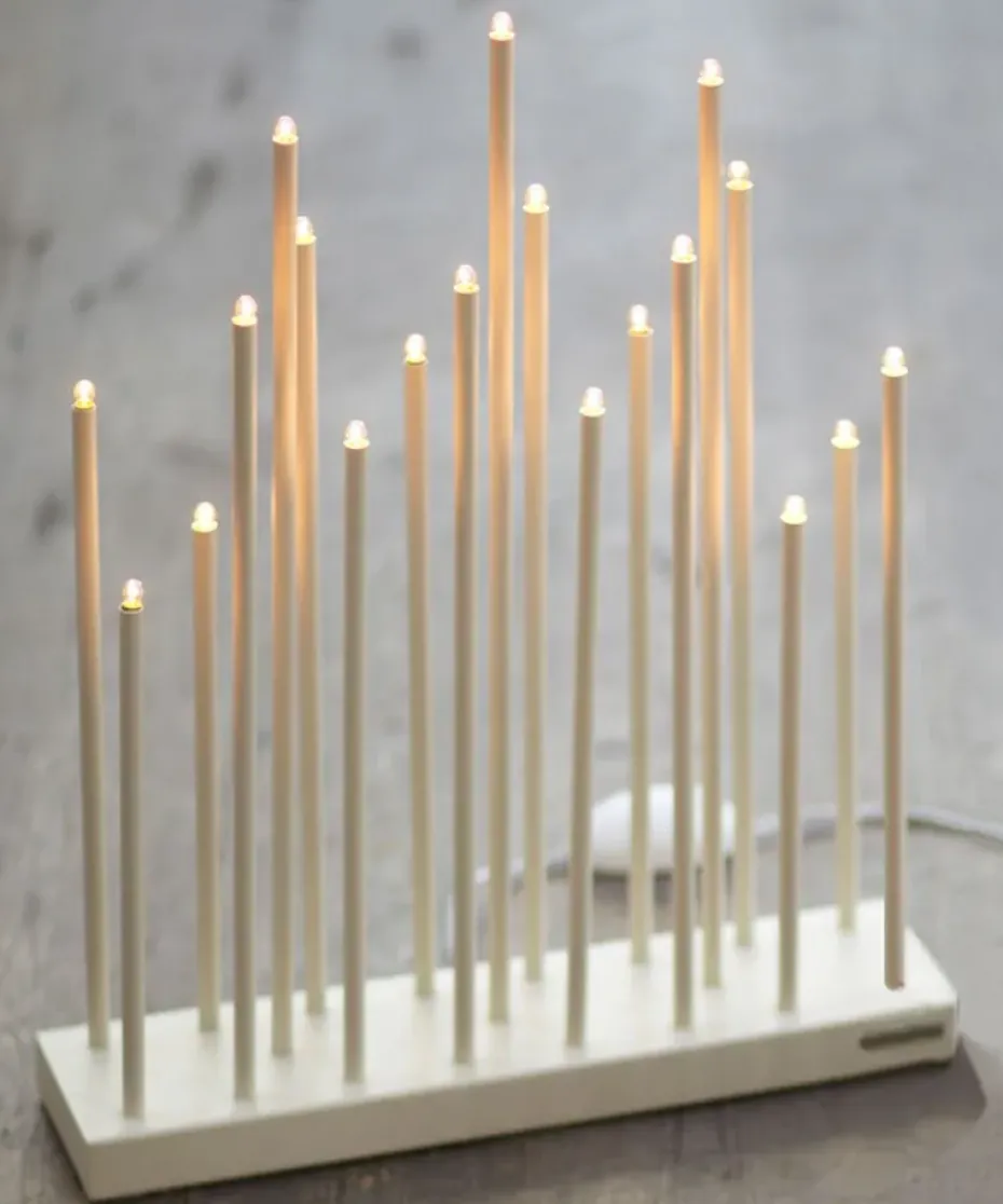 Candelabro eléctrico Elflugan Grande, Off-white