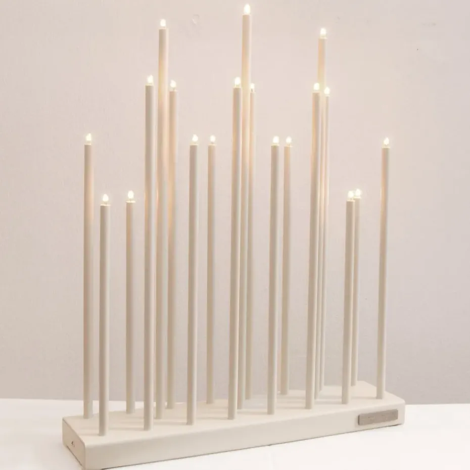 Candelabro eléctrico Elflugan Grande, Off-white