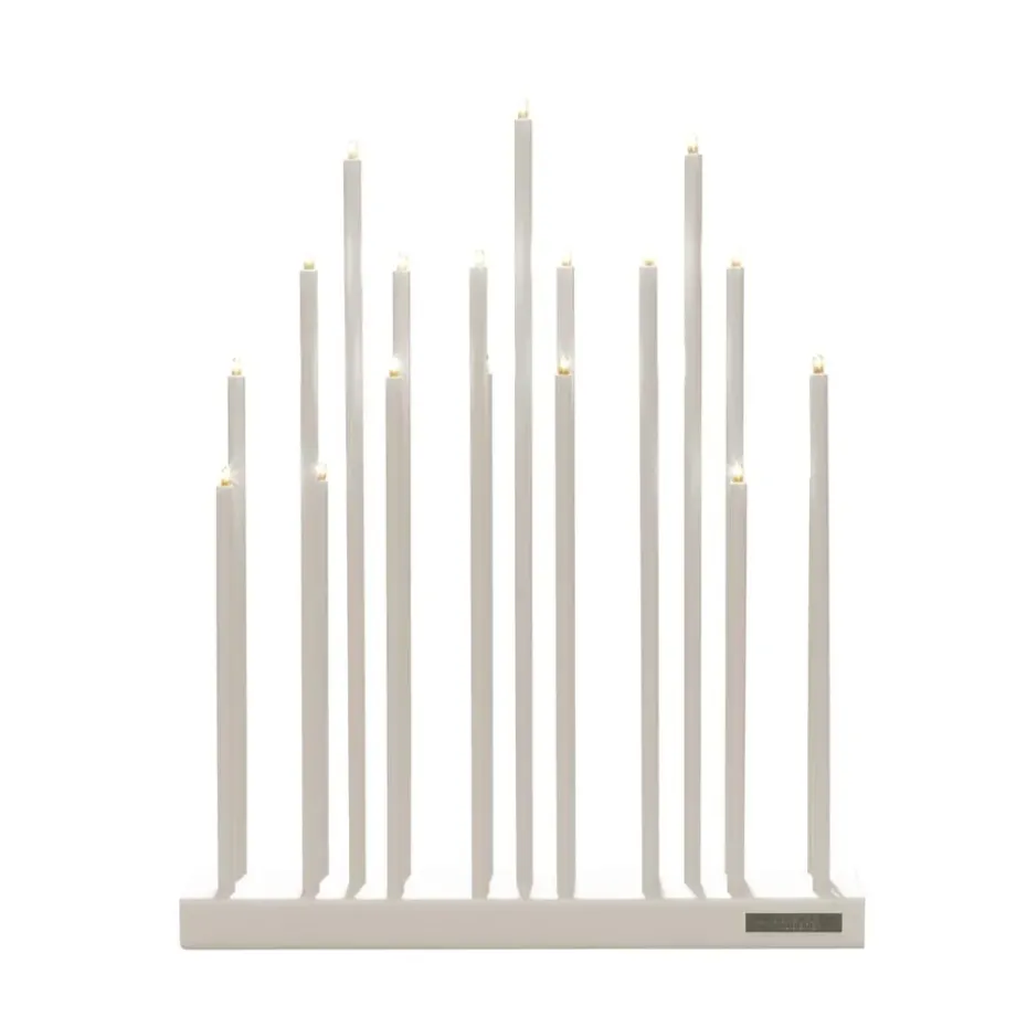 Candelabro eléctrico Elflugan, Off-white