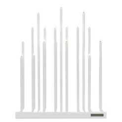 Candelabro eléctrico Elflugan, Blanco puro