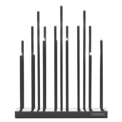 Candelabro eléctrico Elflugan Grande, Gris