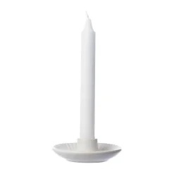 Candelabro Ernst Ø10,5x3,5 cm, Blanco