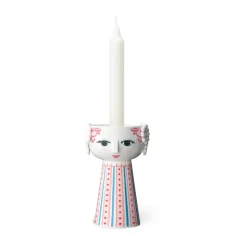 Candelabro Eva 14 cm, Rojo