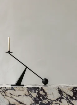 Candelabro Interconnect 70 cm, negro